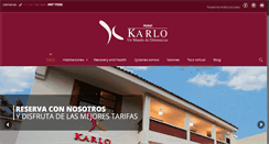Desktop Screenshot of hotelkarlo.com